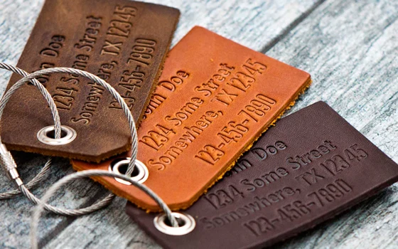 برای محصولات چرمی از اتیکت چرمی استفاده کنید